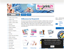 Tablet Screenshot of flexiprint24.com